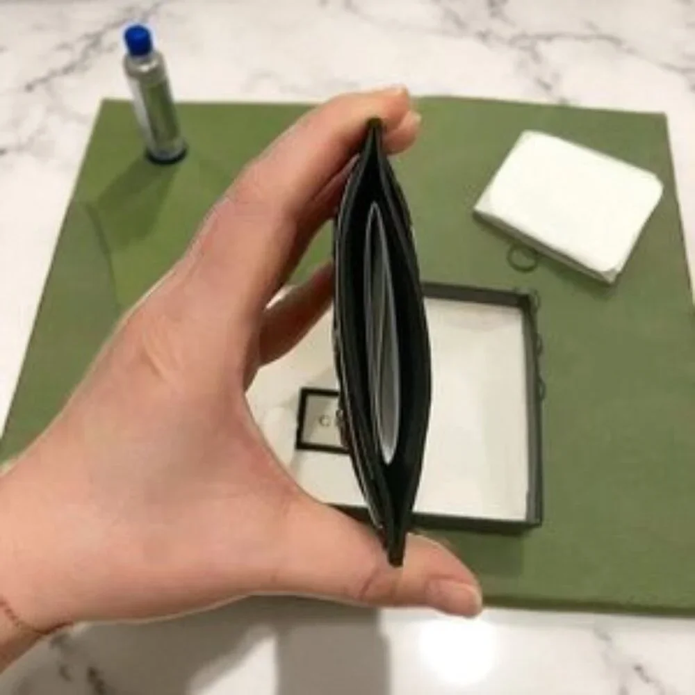 NIB Authentic Gucci Tri Color Zumi Python Snake Skin Card Holder